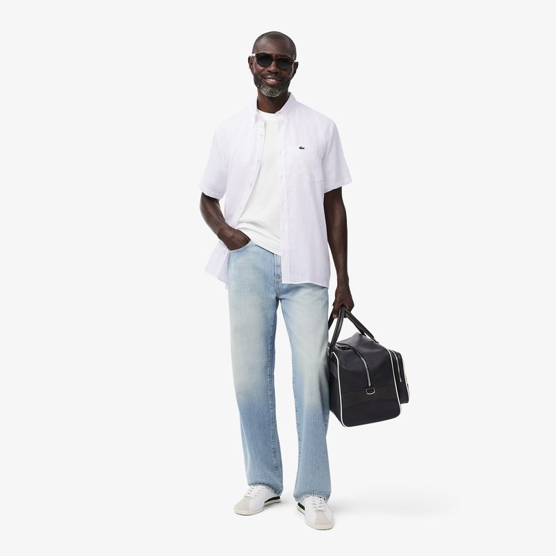 Мужская льняная рубашка Lacoste 4