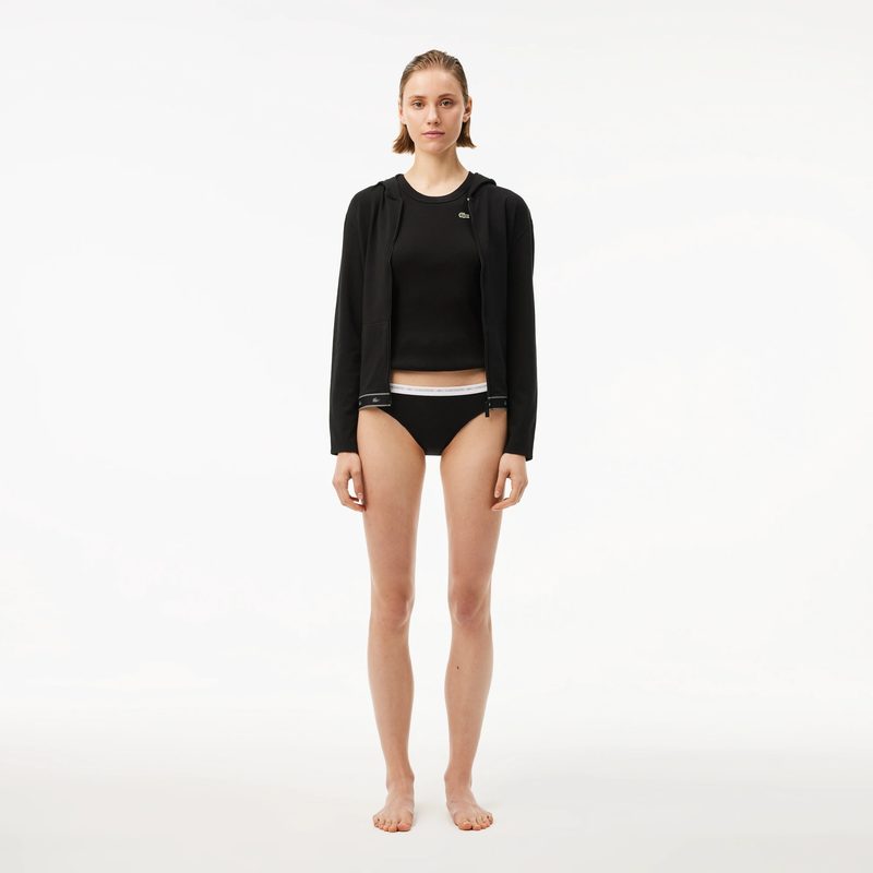 Женские трусы Lacoste из эластичного хлопка (3ед.) 5