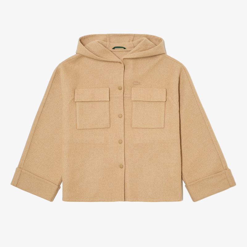 Женская куртка Lacoste из овечьей шерсти 5