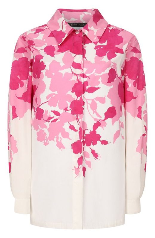 Хлопковая рубашка Weekend Max Mara