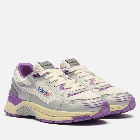 Женские кроссовки Autry Hyperway Low Mesh/Mirror, цвет серый