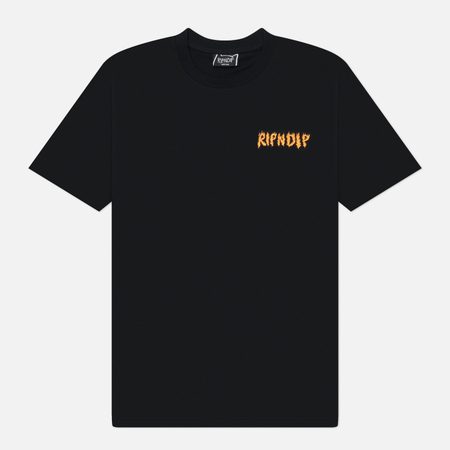 Мужская футболка RIPNDIP Burn Cotton, цвет чёрный