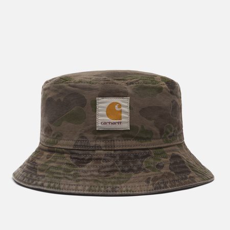 Панама Carhartt WIP Duck Bucket, цвет зелёный