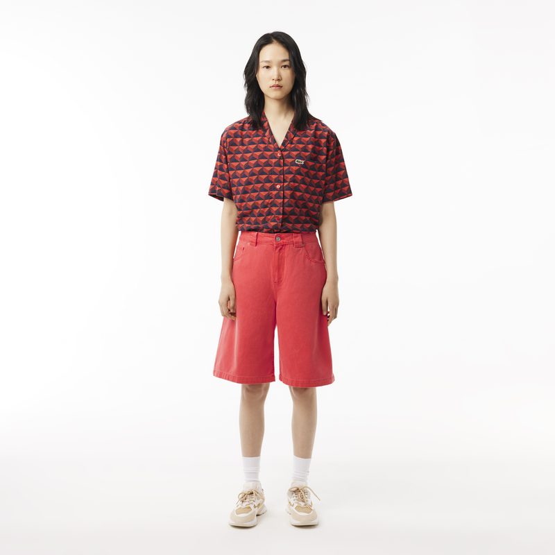 Женские длинные шорты Lacoste