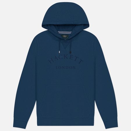 Мужская толстовка Hackett Heritage Essential AW Hoodie, цвет синий