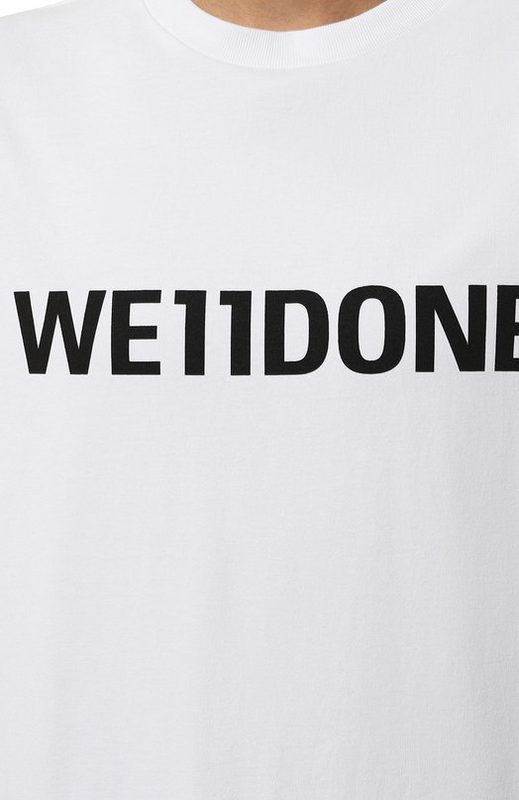 Хлопковая футболка We11done 5