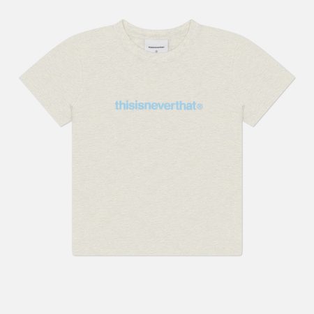 Женская футболка thisisneverthat T-Logo SS26, цвет бежевый