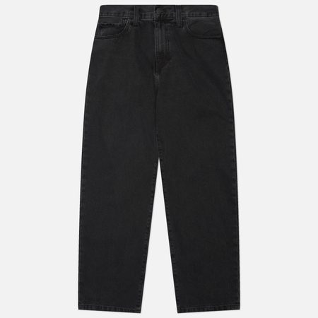 Мужские джинсы Carhartt WIP Landon Robertson Denim 12 Oz, цвет чёрный