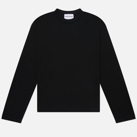 Мужской лонгслив MKI MIYUKI ZOKU 220 GSM Slub, цвет чёрный