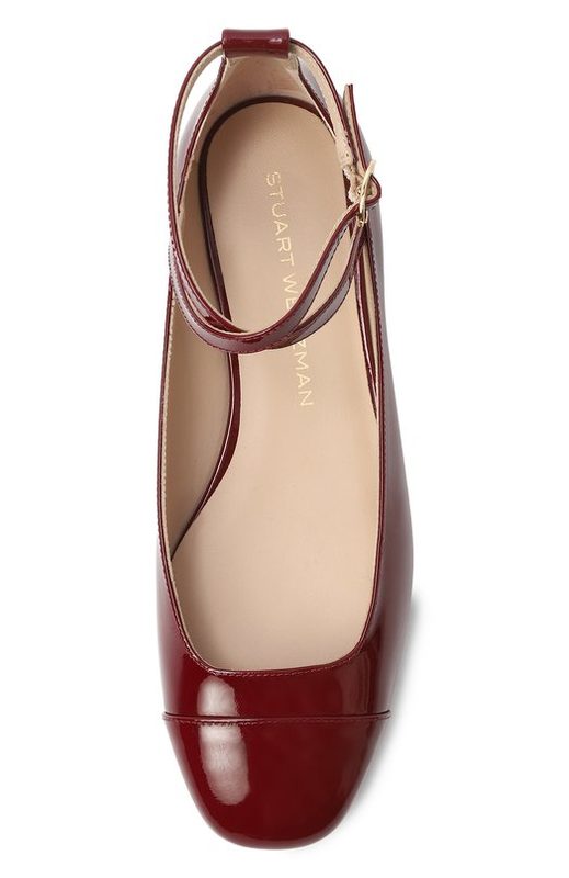 Кожаные балетки Eden Strap Stuart Weitzman 4