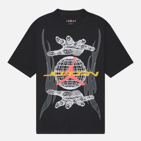 Мужская футболка Jordan Worldwide Graphic, цвет чёрный