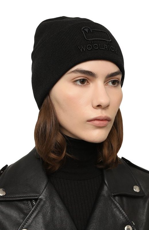 Шапка из хлопка и шерсти Woolrich 2