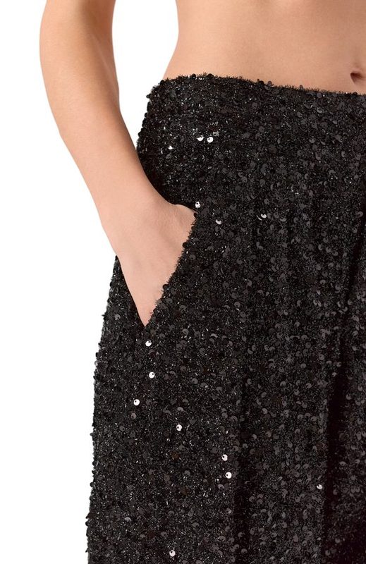 Брюки с отделкой пайетками Isabel Marant 5