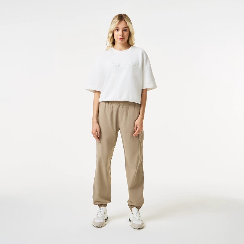 Женские брюки-джоггеры Lacosteс логотипом 5