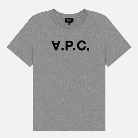 Мужская футболка A.P.C. Standard Grand V.P.C. GOTS, цвет серый