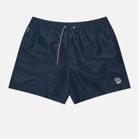 Мужские шорты Paul Smith Zebra Logo Swim, цвет синий