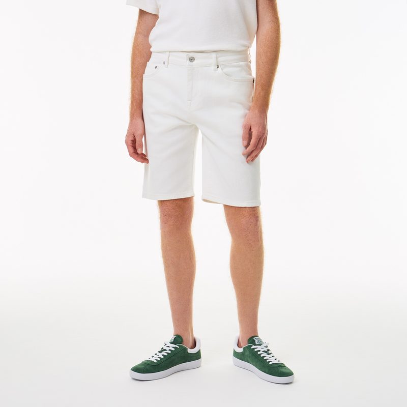Мужские джинсовые шорты Lacoste приталенного кроя 3