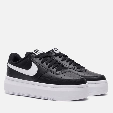 Кроссовки Nike Wmns Court Vision Alta, цвет чёрный