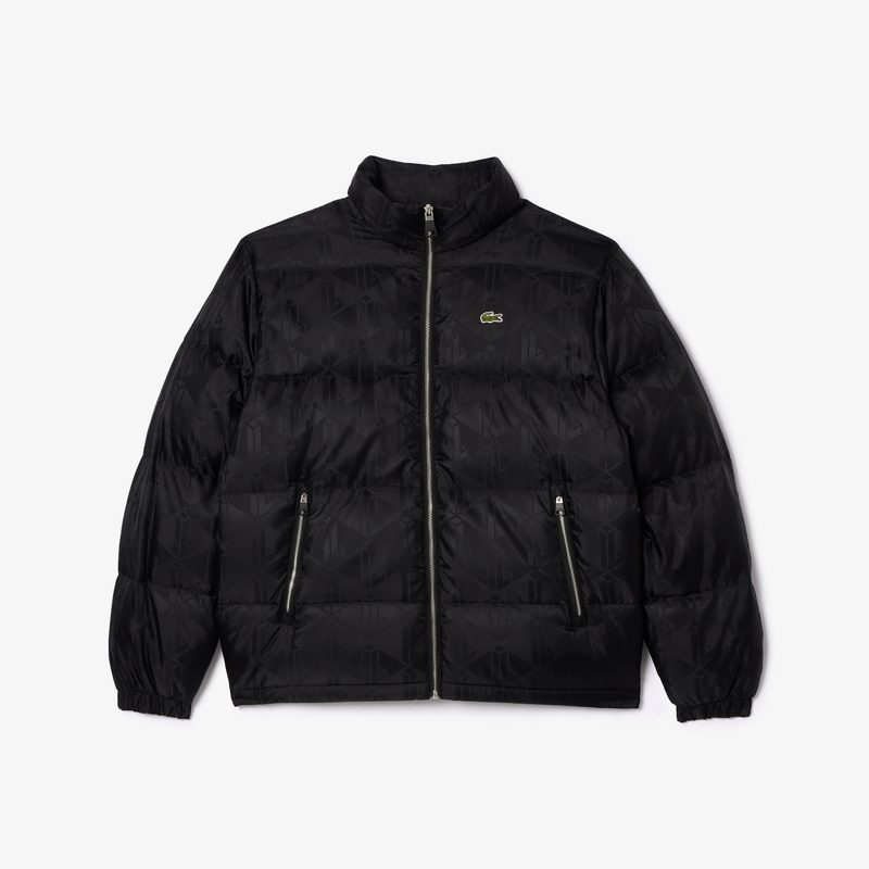 Водоотталкивающая короткая куртка Lacoste с монограммой 5