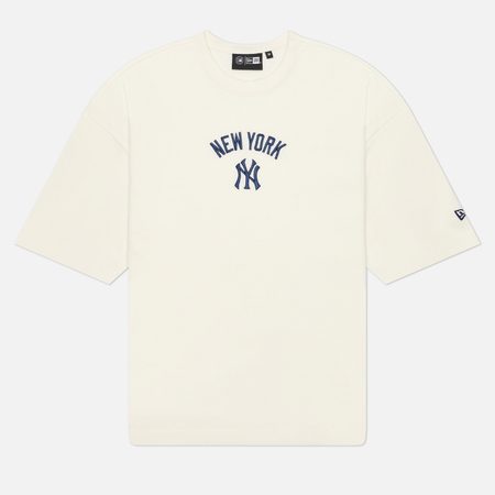 Мужская футболка New Era MLB Waffle Box New York Yankees, цвет бежевый