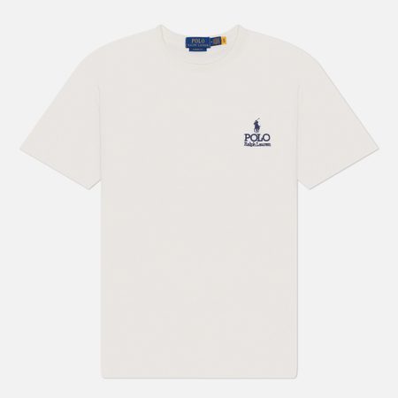 Мужская футболка Polo Ralph Lauren Crew Neck Classic Fit, цвет белый