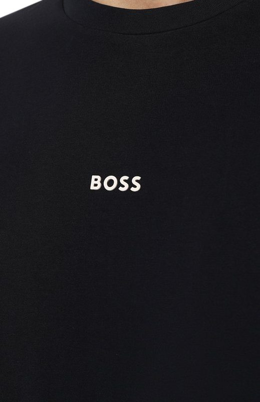 Хлопковая футболка BOSS Orange 5