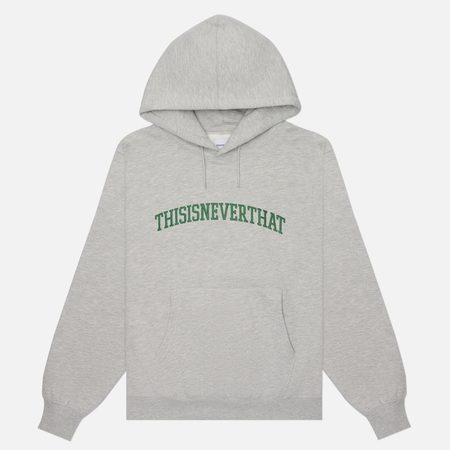 Мужская толстовка thisisneverthat Arch-Logo Regular Fit Hoodie, цвет серый