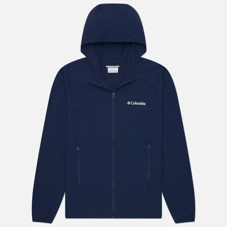 Мужская куртка ветровка Columbia Sportswear Heather Canyon II Hooded Softshell, цвет синий