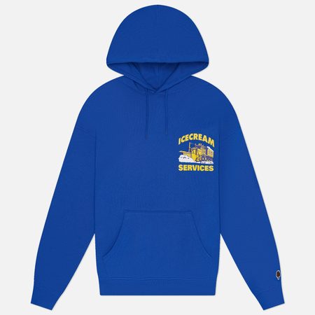Мужская толстовка ICECREAM IC Services Popover Hoodie, цвет синий