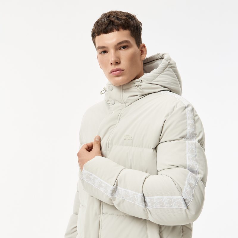 Мужская стёганая куртка Lacoste с капюшоном 3
