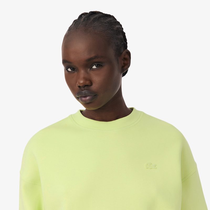 Женская двусторонняя толстовка Lacoste оверсайз 3