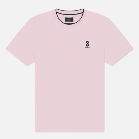 Мужская футболка Hackett Heritage Number, цвет розовый