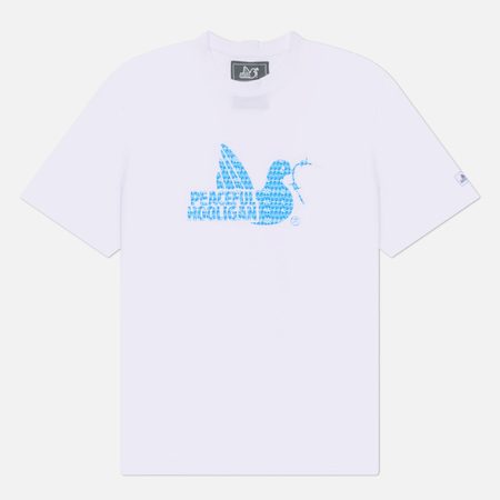 Мужская футболка Peaceful Hooligan 90s Dove, цвет белый
