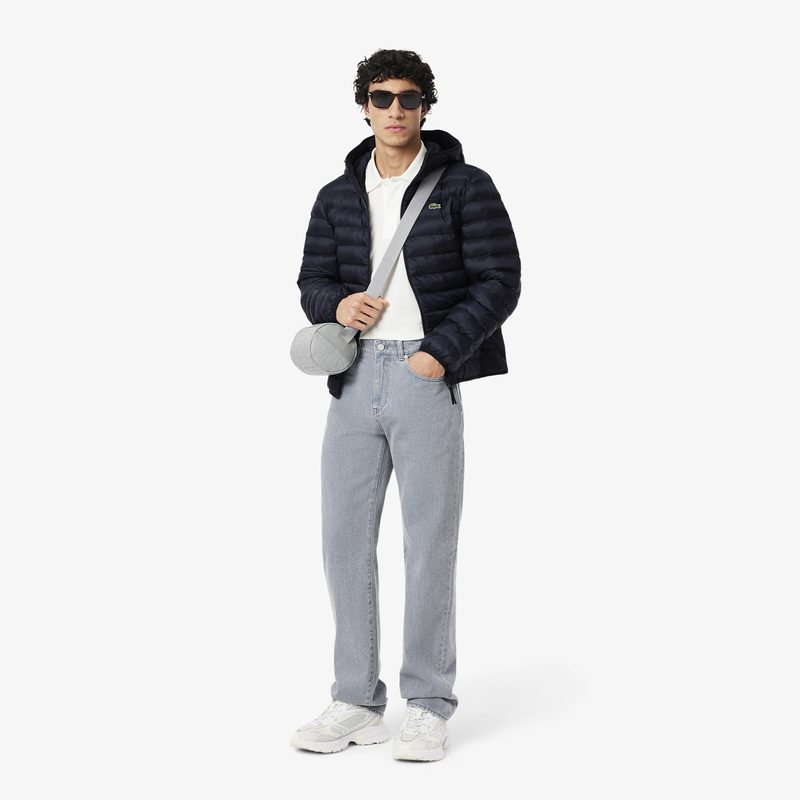 Мужская стёганная куртка Lacoste с капюшоном 4