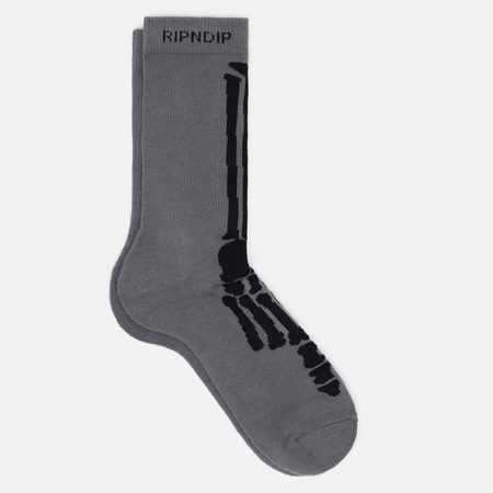 Носки RIPNDIP Skelly Nerm, цвет серый