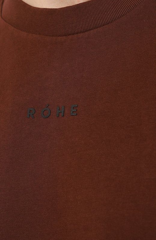 Хлопковая футболка Rohe 5