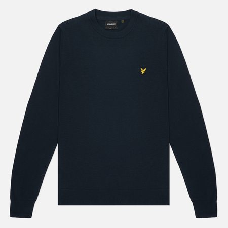 Мужской свитер Lyle & Scott Cotton Crew Neck, цвет синий