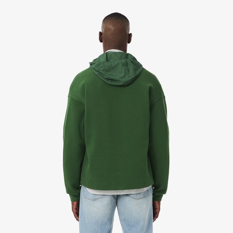 Мужской хлопковый свитшот Lacoste свободного кроя 2