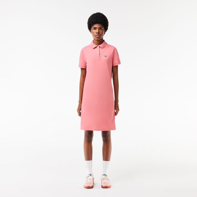 Женское хлопковое платье - поло Lacoste