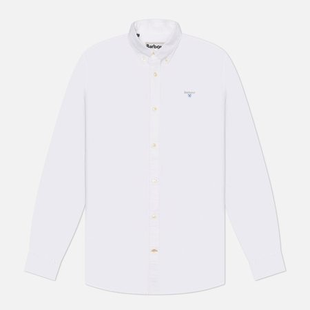 Мужская рубашка Barbour Oxford Tailored, цвет белый