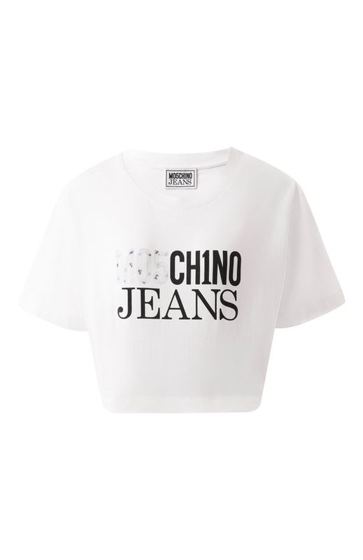 Хлопковая футболка M05CH1NO Jeans