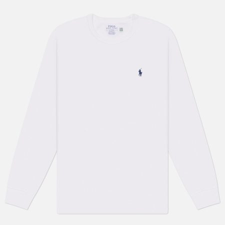 Мужской лонгслив Polo Ralph Lauren 10/1 Jersey Classic, цвет белый