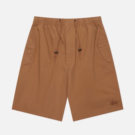 Мужские шорты Stussy Over Nyco, цвет коричневый