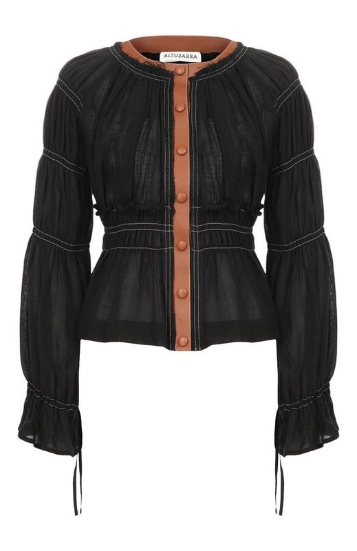 Блузка изо льна и хлопка Altuzarra
