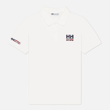Мужское поло Helly Hansen Toulon Graphic, цвет белый