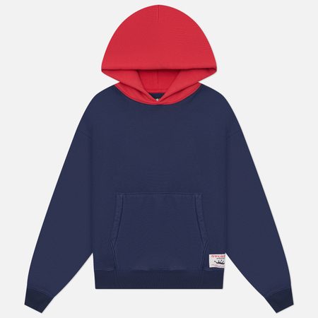 Мужская толстовка Stussy Two Tone Hoodie, цвет синий