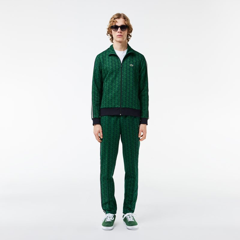 Мужская жаккардовая толстовка Lacoste PARIS с монограммой 4