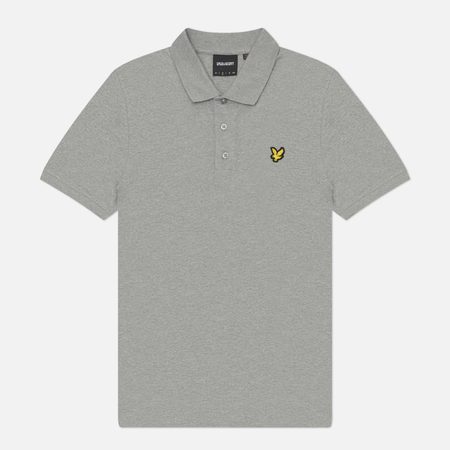 Мужское поло Lyle & Scott Jersey Cotton, цвет серый