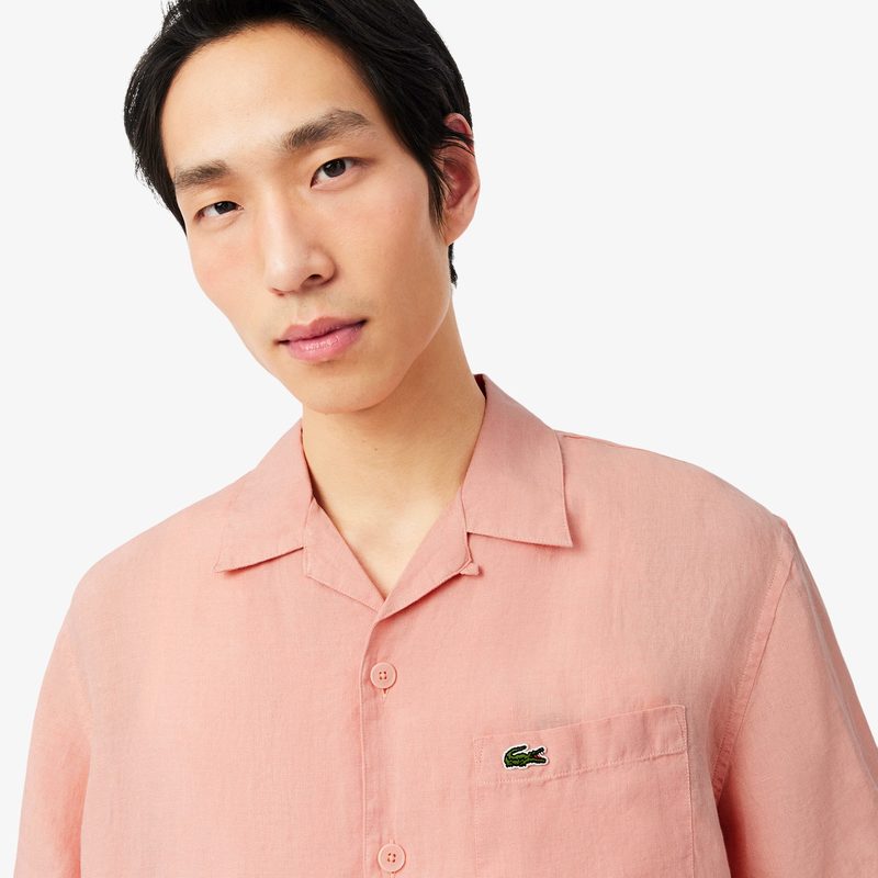 Мужская рубашка Lacoste из льна 3