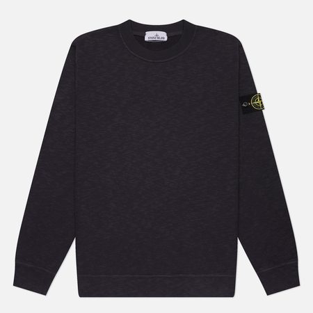 Мужская толстовка Stone Island Vanise Brushed Heavy Cotton Crew Neck, цвет синий